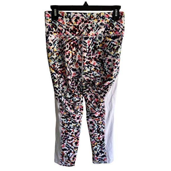 ATHLETA Multicolor High Rise Chaturanga Watercolor Ladies Capri Leggings, S - Picture 2 of 6